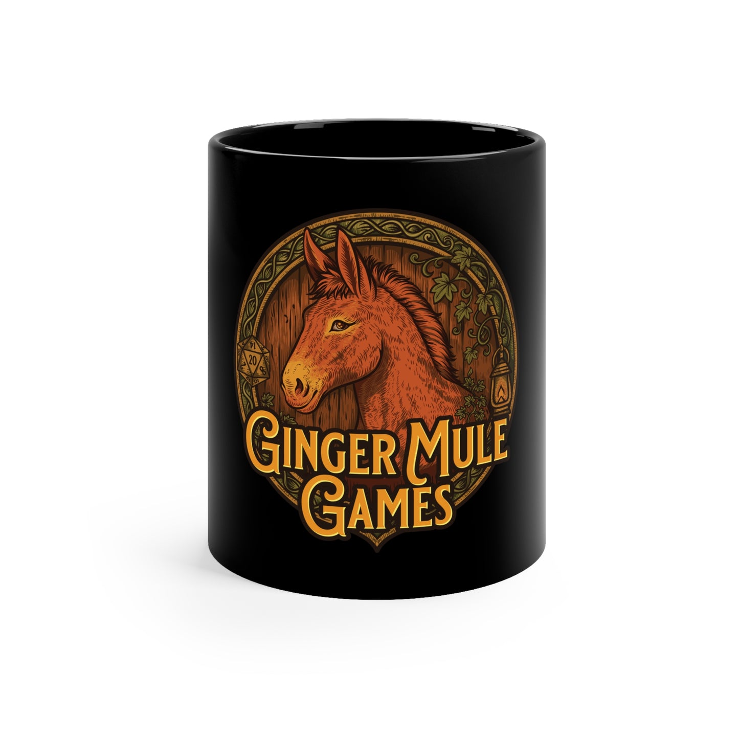 Black Coffee Mug, 11oz